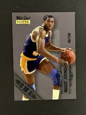 2022 Wild Card Matte Magic Johnson 10 #53 Green Foil #/150
