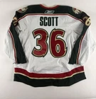 2009-10 John Scott Minnesota Wild NHL Hockey Game Worn Jersey Set 4