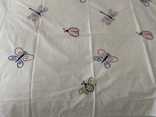 Pottery Barn Ladybug Butterfly Dragonfly SET OF TWO White Pillow Shams 29x30