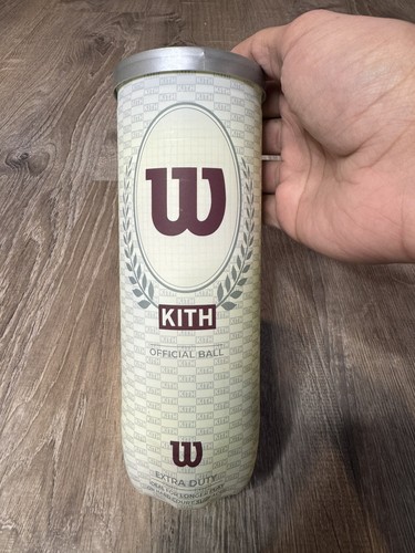 Kith x Wilson Set di Palline da Tennis Regolari (Gialle) Sigillate Nuove - Foto 1 di 4