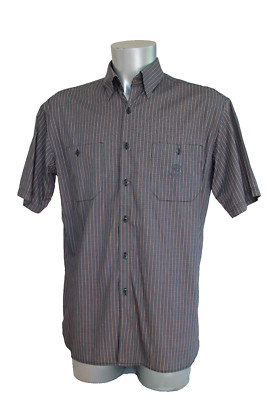 VERSACE SPORT schönes grau kariertes Shirt Gr. 50 TOP ZUSTAND