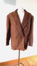 Etienne Aigner Vintage Oversize Dbl Breasted Blazer Jacket Uk 10