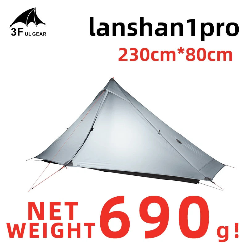 3F UL Gear Lanshan 1 Pro Outdoor Tent 20D Waterproof Camping Hiking Backpacking
Opens in a new windo