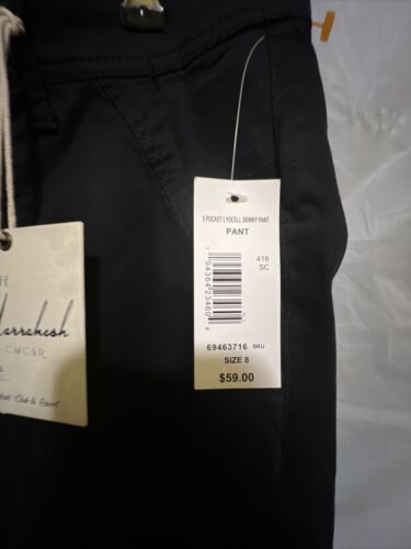 Caffe Marrakesch CMC&R 5 Taschen Lyocell dünne Cargohose schwarz Größe 8 neu mit Etikett - Bild 4 von 10