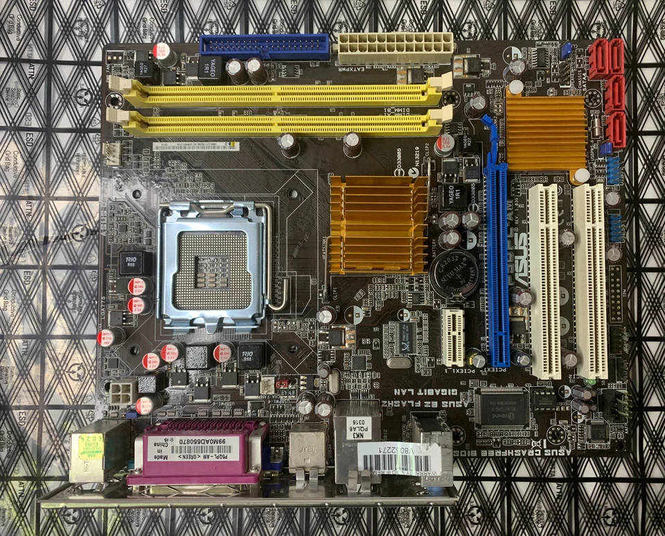 ASUS P5QPL-AM Intel G41 Motherboard LGA 775 DDR2 - Tested! - Image 3 of 4