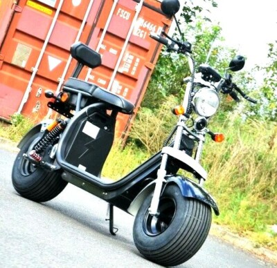Elektro Scooter 60V 1500W Brushless City Scooter 20AH Akku Scooter Coco Bike