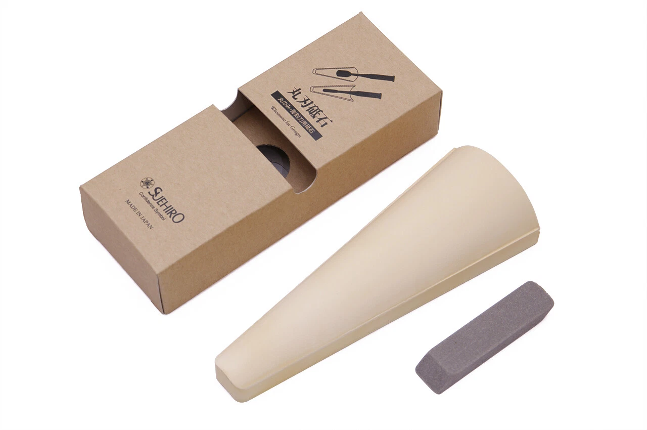 Suehiro #4000 Finishing Conical sharpening Stone Carving Knives splash & go