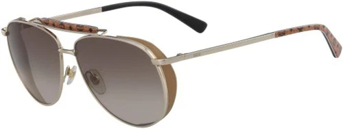 MCM 119S 722 Unisex Sunglasses – Shiny Gold/Brown Frame – Brown Tint Lens - Picture 1 of 2