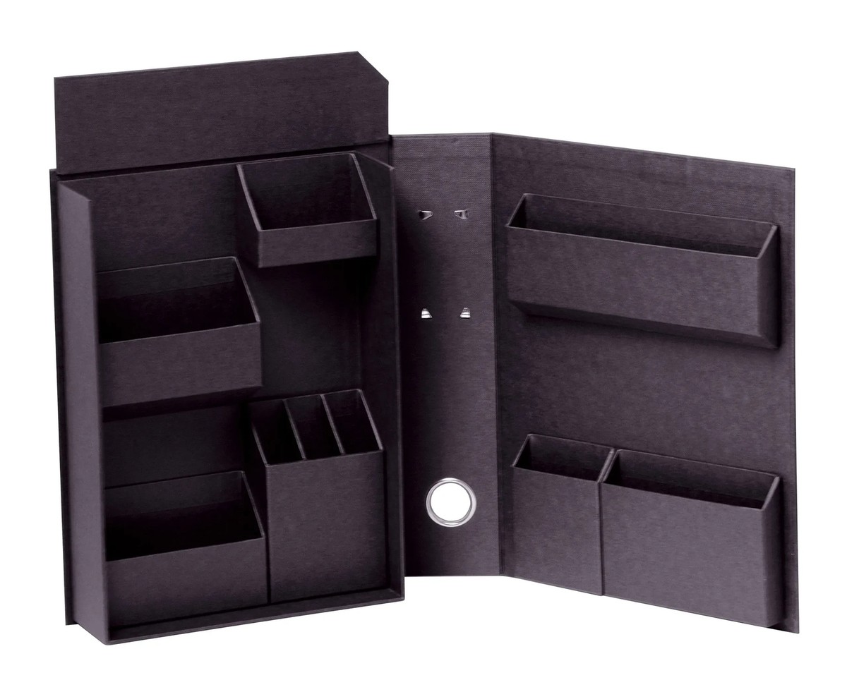 【裁断済】現場で使える　便利帖セット Nakabayashi Lifestyle Tool B5 Storage Box Black LST-FB5BK