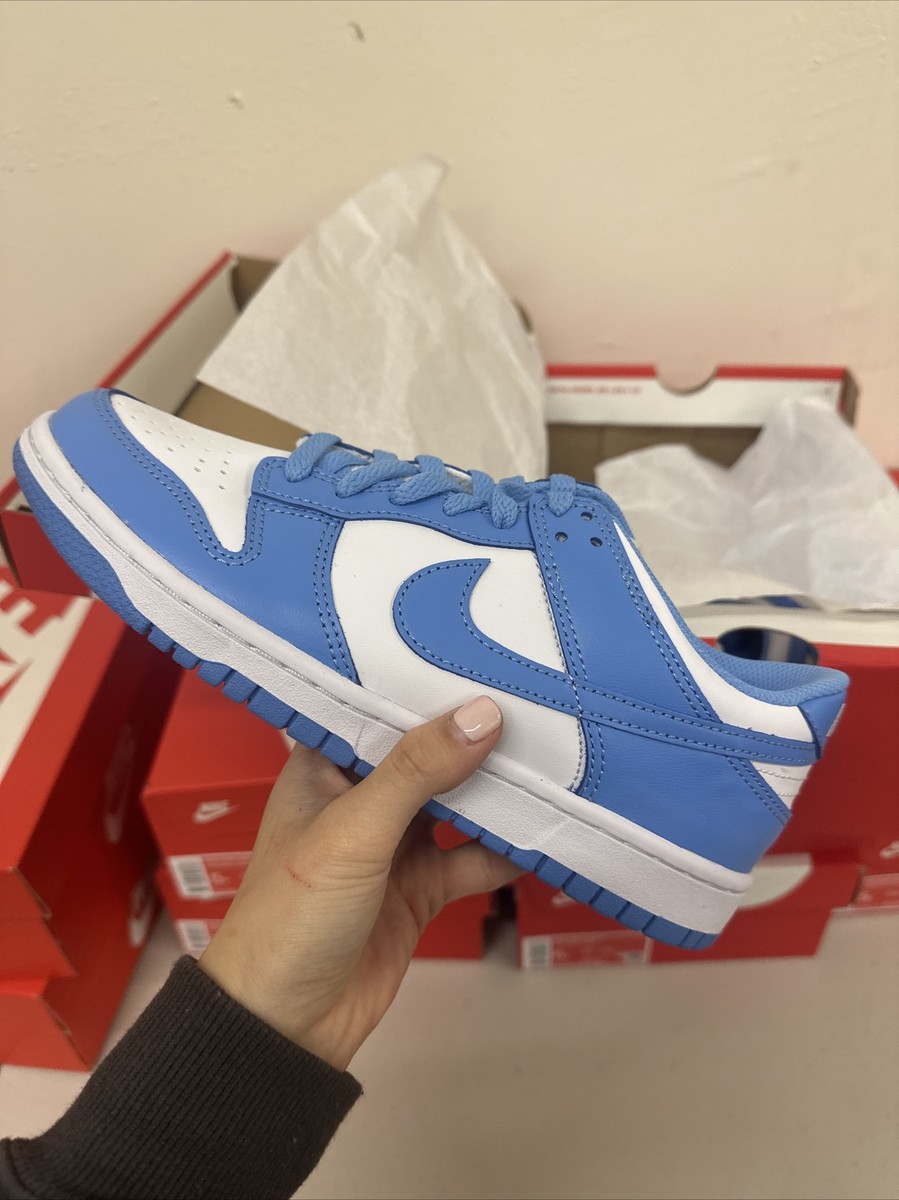 Size 5.5 - Nike Dunk Low University Blue for sale online | eBay