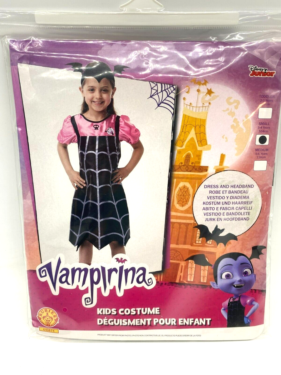 Rubies Disney Junior Vampirina Kids Dress Up Costume Ages 3-4 - Main Image