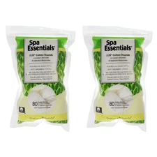 Cotton Rounds - 2.25 by Spa Essentials - 80 Count Cotton Pads - Pack of 2