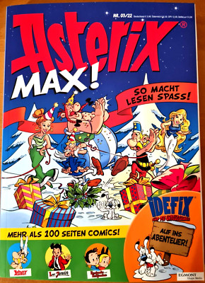 Comic Sammlung Asterix MAX! Nr.3/2022 ''MEHR ALS 100 SEITEN COMICS!'' NEU