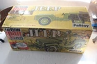 ACTION MAN / GI JOE PALITOY Vintage TRANSPORT COMMAND JEEP 1975 with Box  RARE !