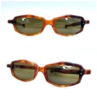 WEIRDO 50s SUNGLASSES VINTAGE PARTY SQUARED UNIQUE FRAME MID-CENTURY FRANCE MADE