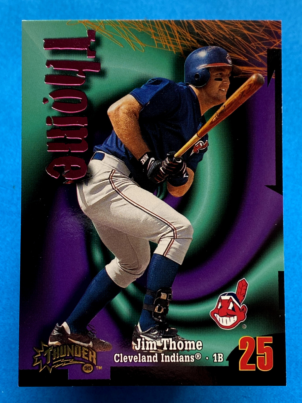 Jim Thome 1998 Skybox Circa Thunder #153 Cleveland Indians