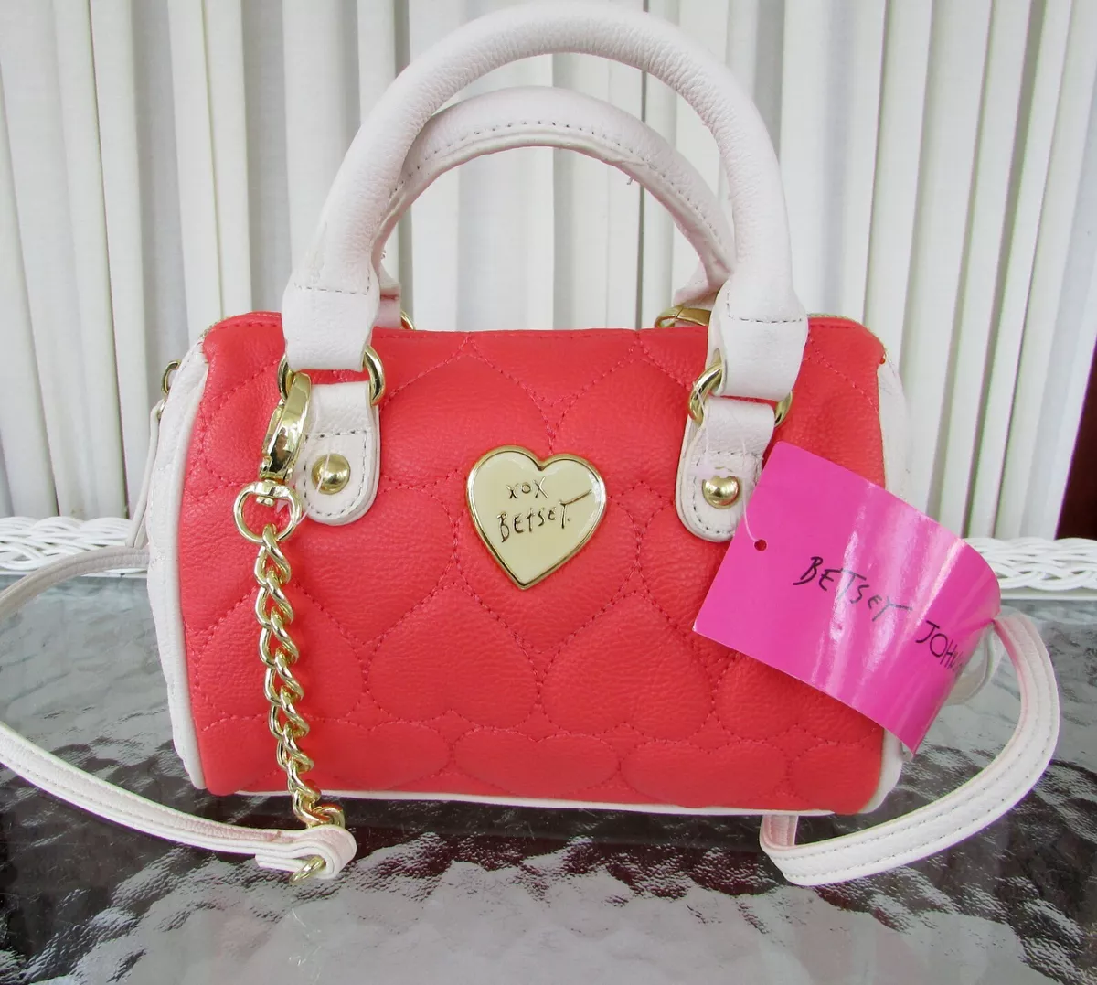 BETSEY JOHNSON PURSE HEARTS