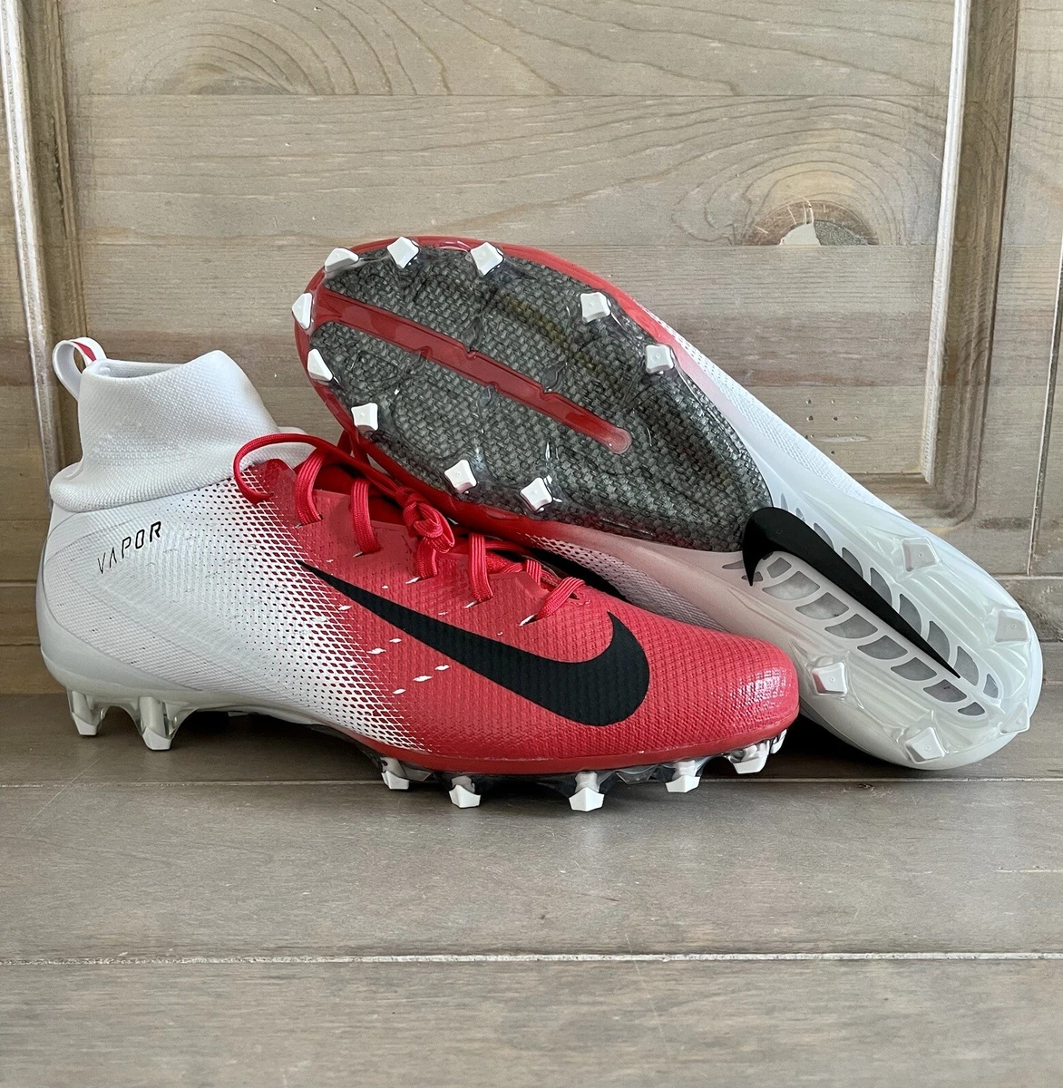 Nike Vapor Untouchable Pro 3 By You Custom Football Cleat in Red