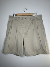 Polo Ralph Lauren Chino Shorts Regular-Fit Straight Casual Tan Size 36