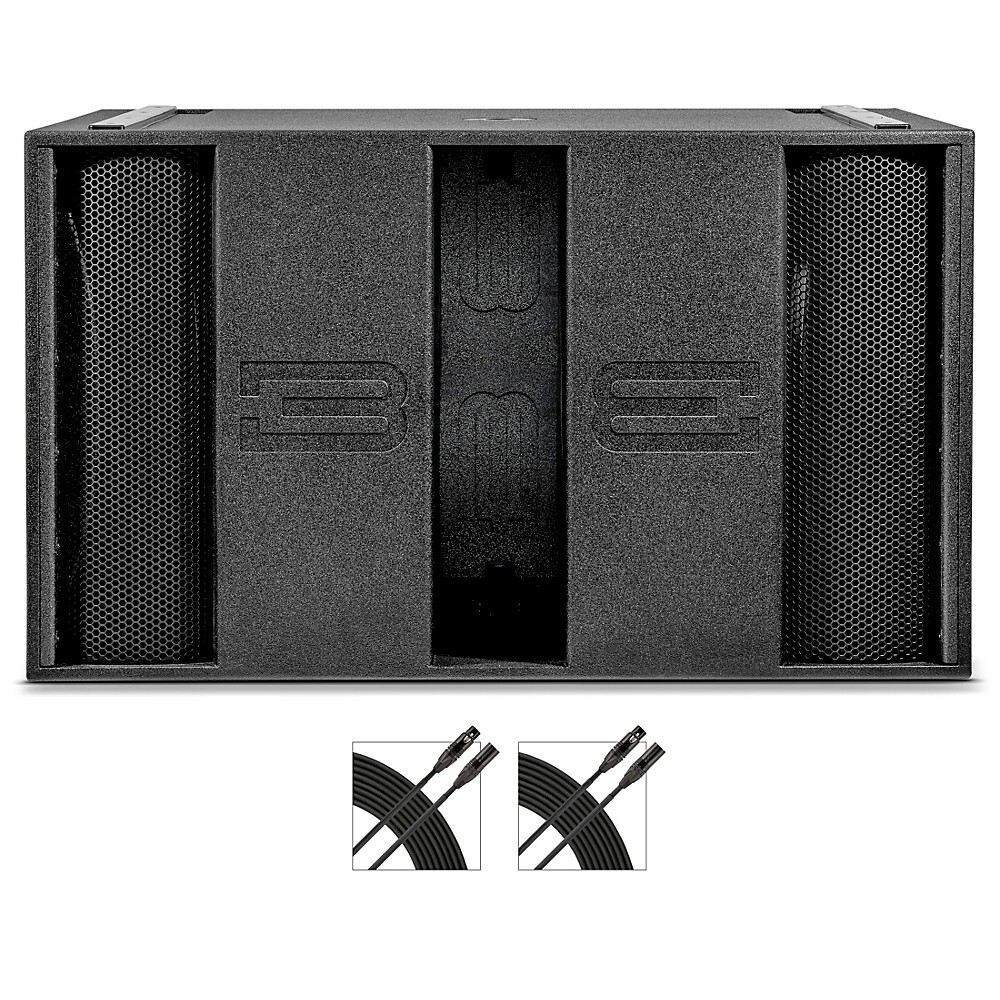 Сабвуфер BASSBOSS Makara dBL21-MK3 Dual 21 с питанием от сети и кабелями