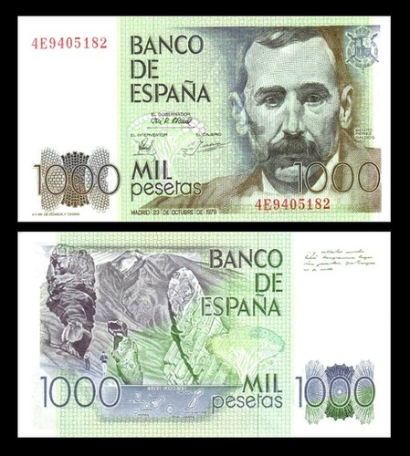 Espagne - 2x 200 - 10.000 Pesetas - Edition 1979 - 1985 - Reproduction - 02 - Picture 7 of 9