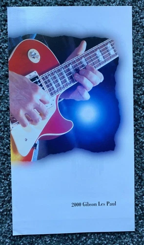 Original "The 2000 GIBSON LES PAUL" brochure w/pix &details on 8 LP Models-MINT!