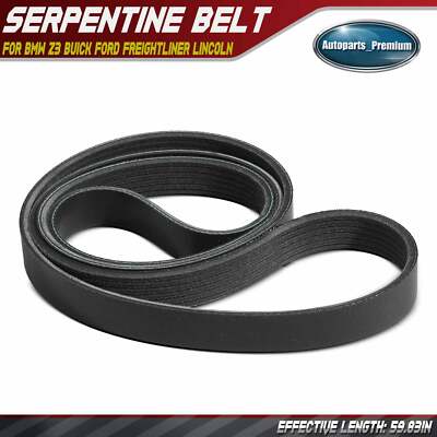 59.83'' Serpentine Belt for BMW Z3 Buick Ford Freightliner Lincoln Mercury Olds