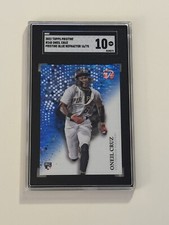 2022 Topps Pristine Oneil Cruz  Blue Refractor /75 RC SGC 10