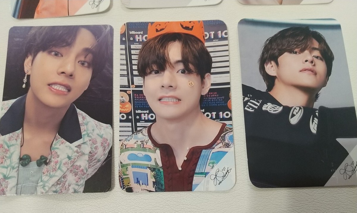 BTS 2020 MAP OF THE SOUL ON:E V Taehyung Official Photo card + 5