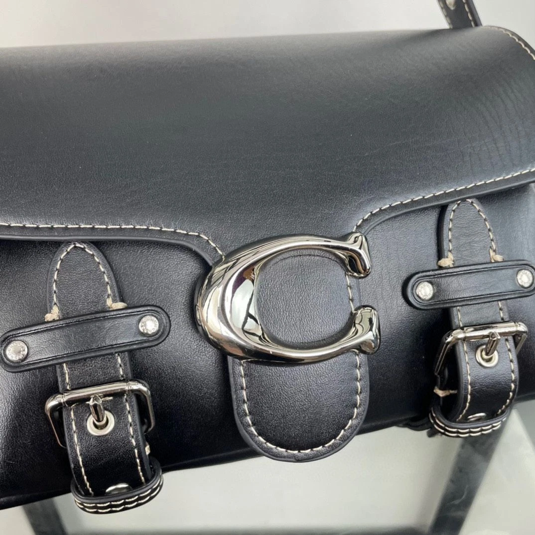 VETEMENTS Borsa a tracolla Coach CT721 nera cargo morbida tabby borsa a tracolla outlet NUOVA