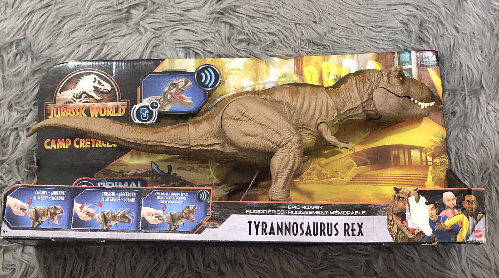 Jurassic World T-Rex Rugido Épico, Mattel