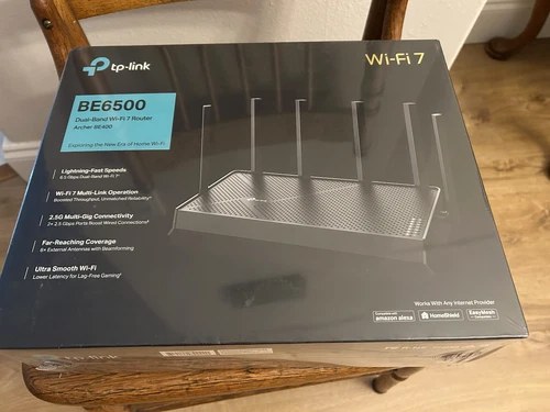 TP-Link Archer BE6500/BE400 Dual-Band Wi-Fi 7 Router (UNOPENED)