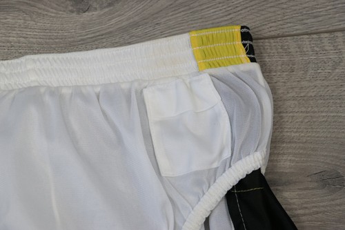 NIKE OREGON USA MINT Vintage 80s made UK White/Black Sprinter Retro Shorts Sz S - Picture 11 of 15