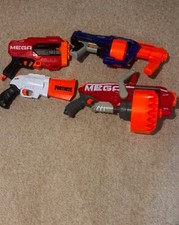 NERF Gun Mega Lot - RotoFury, Tri-Break, 2 Bigshock - 4 Guns Bundle