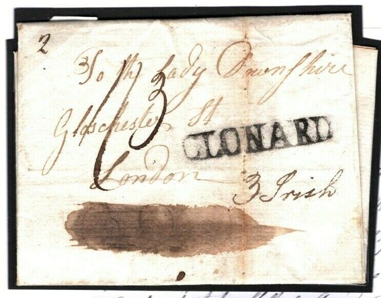 GB Ireland Cover 1804 LETTER Offaly Edenderry *Cruelty* CHARITY IRISH POOR H33a