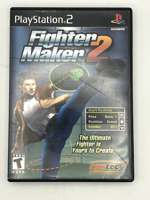 Fighter Maker 2 (Sony PlayStation 2, 2002) USED. NO MANUAL.