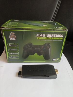 Mini 4K Game Stick Light 10000+ Retro Classic Spielekonsole mit 2 Controllern