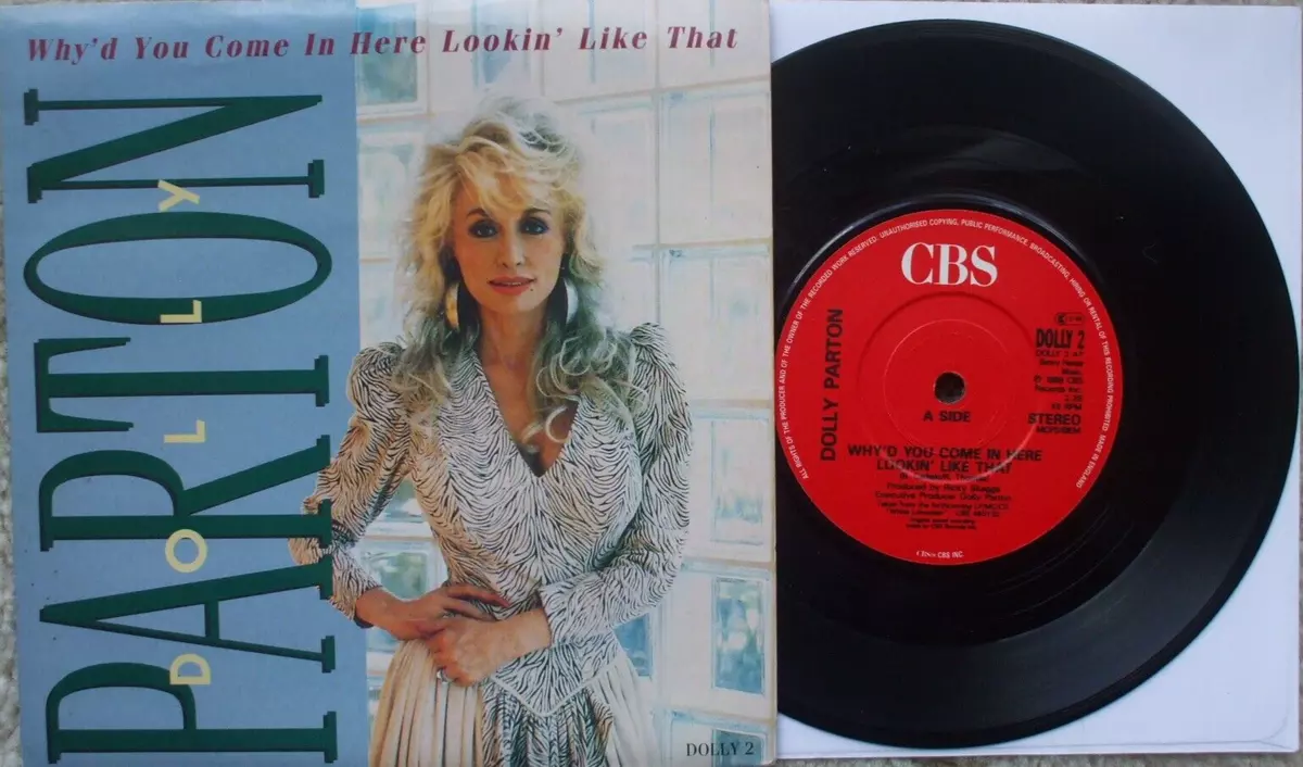 Dolly Parton - Why'd You Come In Here Lookin' Like That - UK 45 + PS | eBay