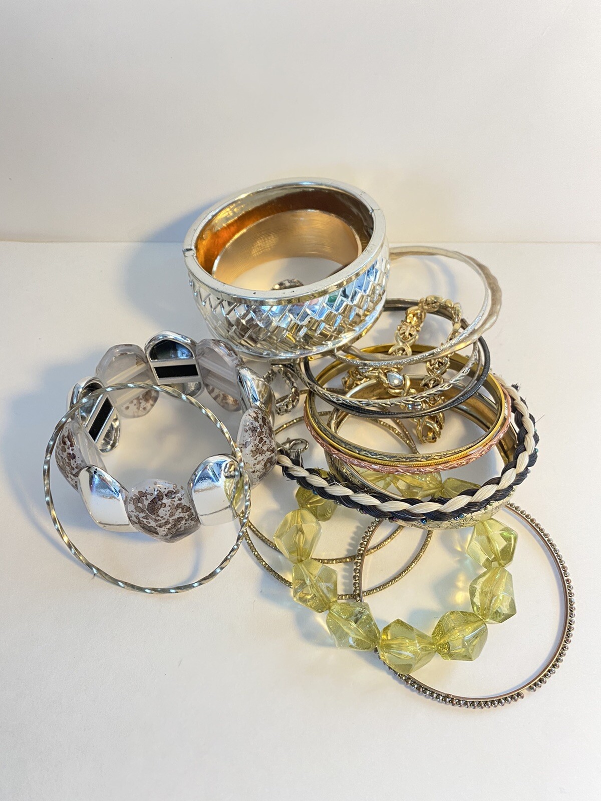 stackable Bangles alternative jewelry large LOT V… - image 1