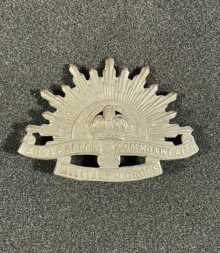 WW1 Australian Army, Commonwealth Military Forces Cap Badge