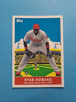 RYAN HOWARD 2007 TOPPS FLASHBACK FRIDAYS BASEBALL CARD # FF1 H3689