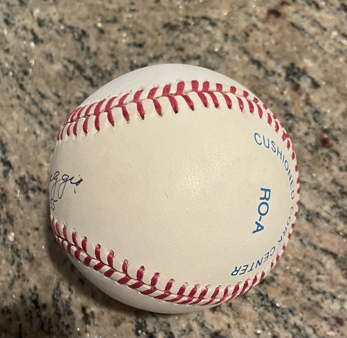 Joe Dimaggio Signed MLB Official Baseball HOF 55 Inscription JSA