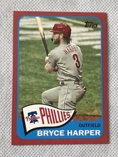 2021 Topps Series 2 Bryce Harper 1965 Redux Red Border #T65-37 #d /70 Phillies