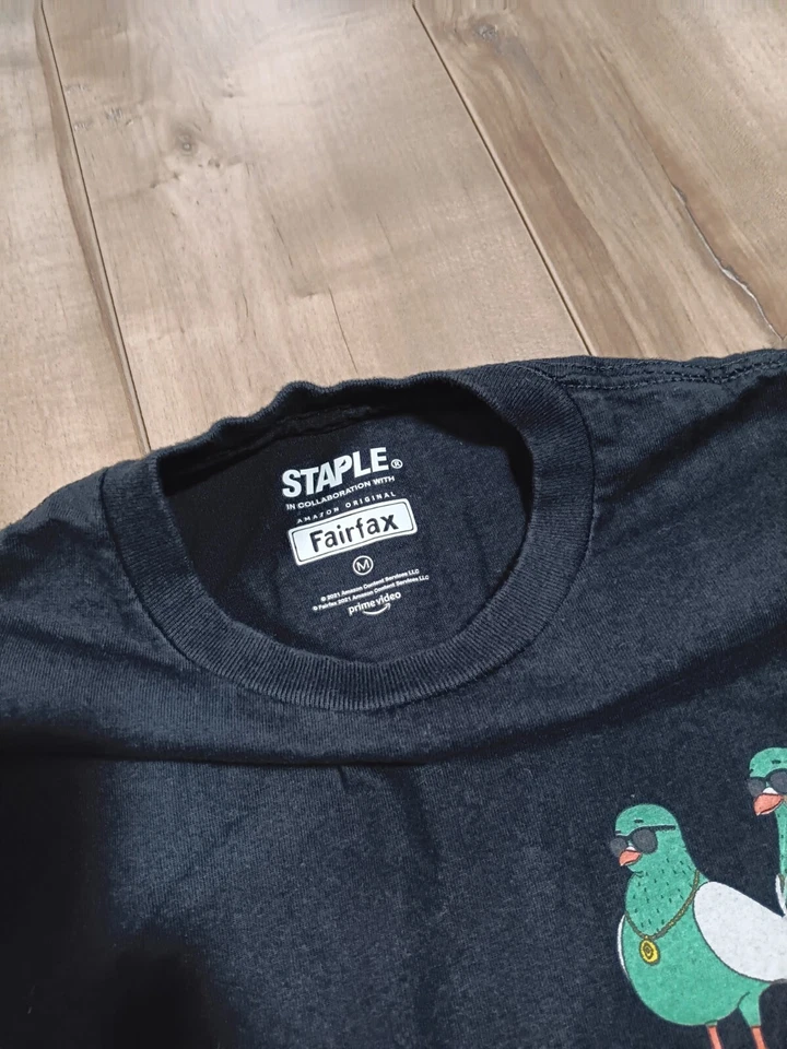 Camiseta Jeff Staples X Fairfax PopUp AMAZON TV Complexcon Negra Talla M Letrina Rara*  Foto 4 de 4