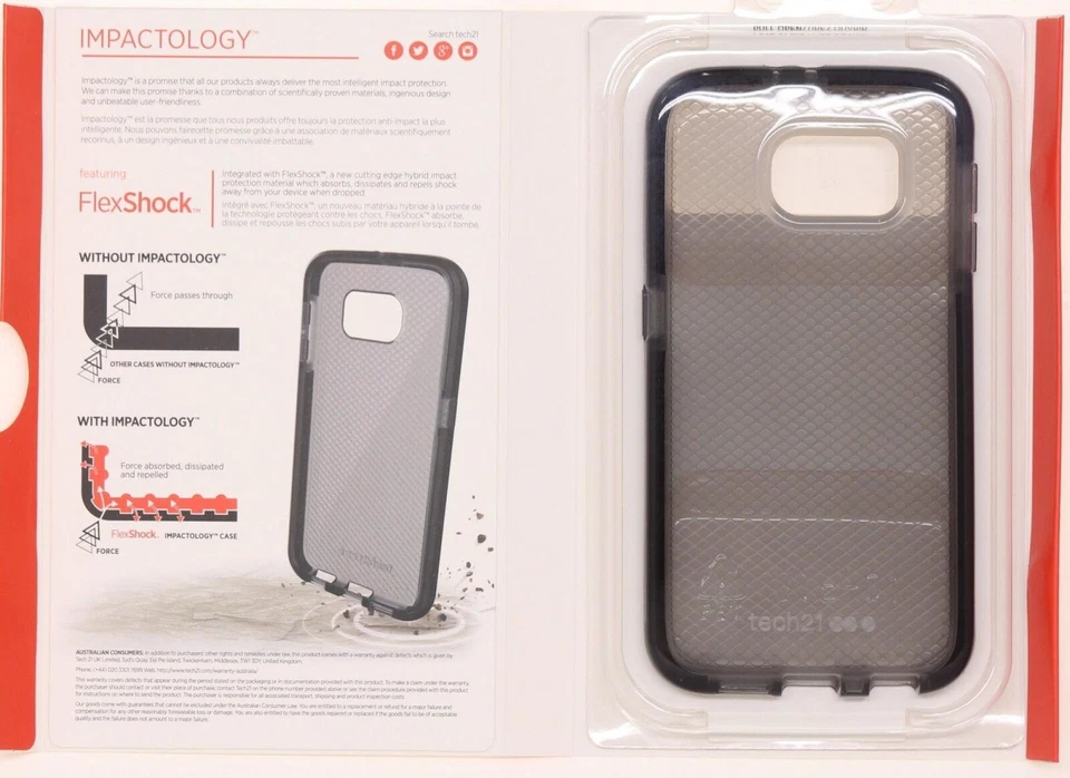 LOT OF 25 Tech21 Case Samsung Galaxy S6 - Smokey Black Smokey Grey Galaxy S6 - Image 4 of 4