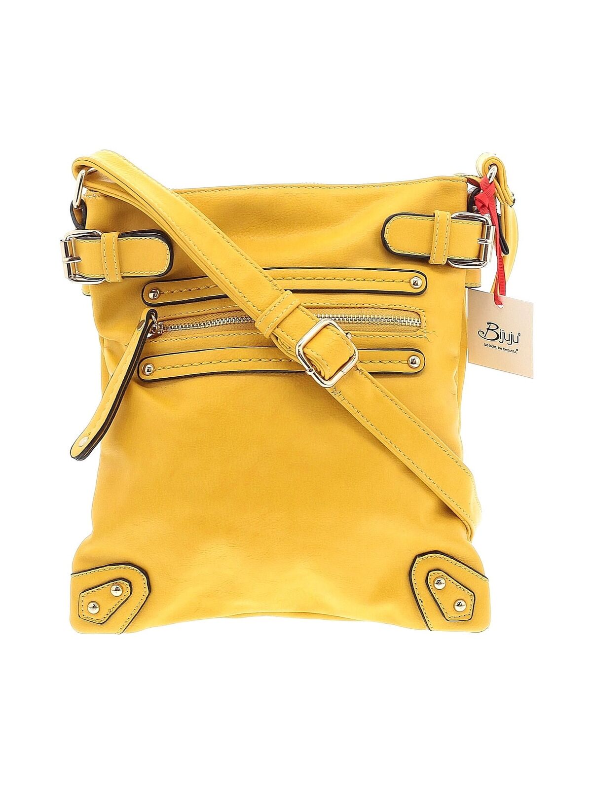 Miztique Women Yellow Crossbody Bag One Size - image 1