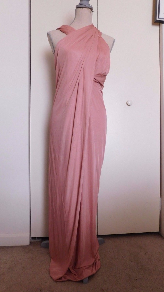 j mendel pink dress J. MENDEL Maxi Long Dress Gown Salmon Color US 8 $3,650