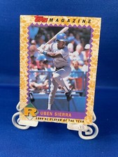 1990 Baseball Topps Magazine Ruben Sierra Texas Rangers #TM4 
