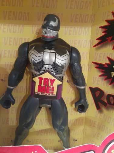 Marvel Comics Spider-Man Electronic Battle Talkers Venom Action Figure Toy Biz - Picture 4 of 4