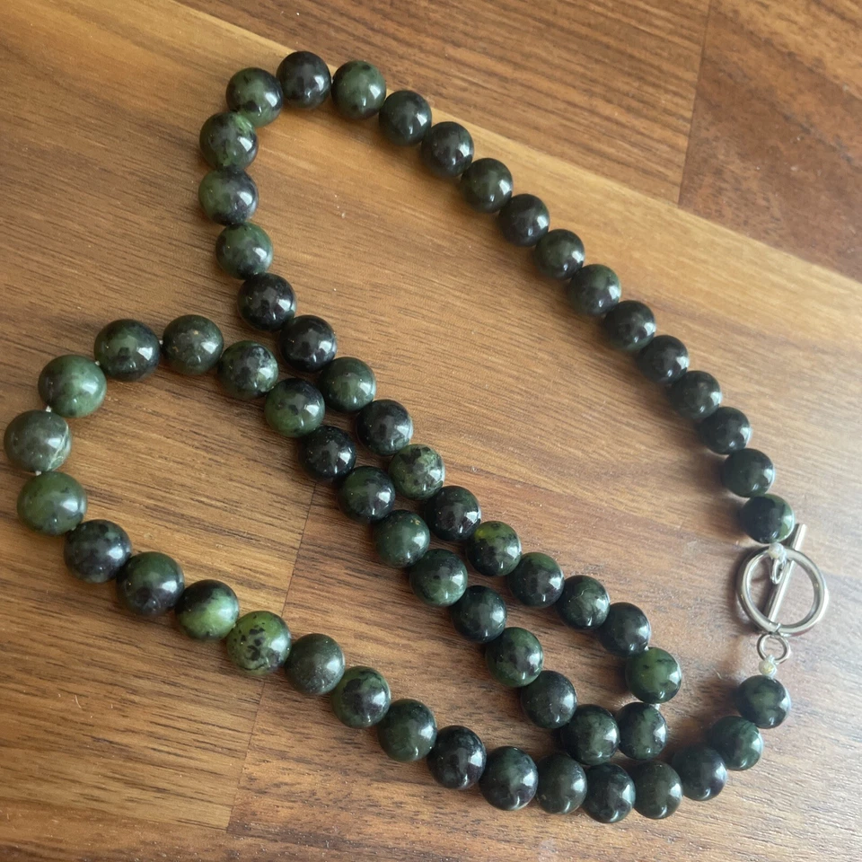 Jasper Jade Handmade Beaded Necklace - Изображение 2 из 4